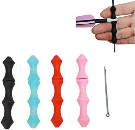 FlyArchery Archery Bowstring Finger Saver Quick Shot Finger Guard 1 Set - Multi Colors