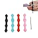 FlyArchery Archery Bowstring Finger Saver Quick Shot Finger Guard 1 Set - Multi Colors (Black)