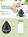 Homasy Aromatherapy Diffuser with Essential Oils Set, Essential Oil Diffuser 130ml and 8 Bottles Natural Pure Essential Oils, Super Quiet Aroma Diffuser with 8 Colors Lights BPA-free for Home Officethumb 3