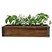 Reclaimed Barnwood Planter Box - Weathered Rustic Flower, Herb & House Plant Garden Barn Wood Planter With Drip Tray