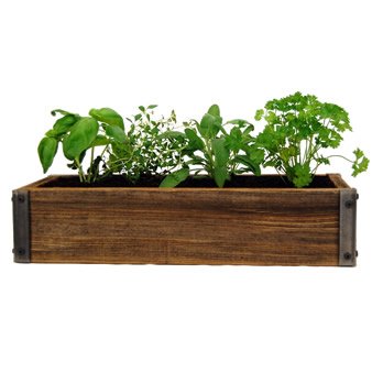 Reclaimed Barnwood Planter Box Weathered Rustic Flower Herb