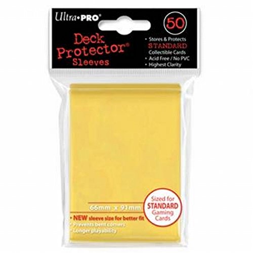 Ultra Pro Deck Protector Sleeves: Standard Size: Yellow (82675)