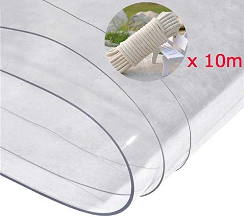 透明カーテン 15日以内の配達 防水シート 花粉症 カーテン 花粉症対策 透明ターポリン ビニールカーテン 高透明度 耐久性 取り付け簡単 受付 パーテーション 対面販売 防風防水防塵 レジ用 家庭用 ガーデン屋外用 雨カーテン プラスチック布 穿孔 Size 4x6m Sap