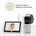 KODAK Cherish C525 WiFi Video Baby Monitor with Full Room View, Parent Unit for Constant Monitoring and App Quick Check-ins