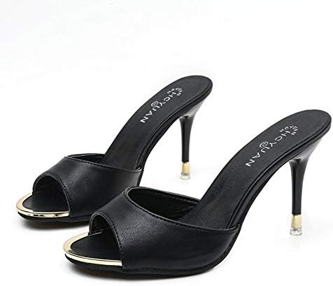 Womens High Heeled Sandals Slippers Mules Shoes Womens Pumps
