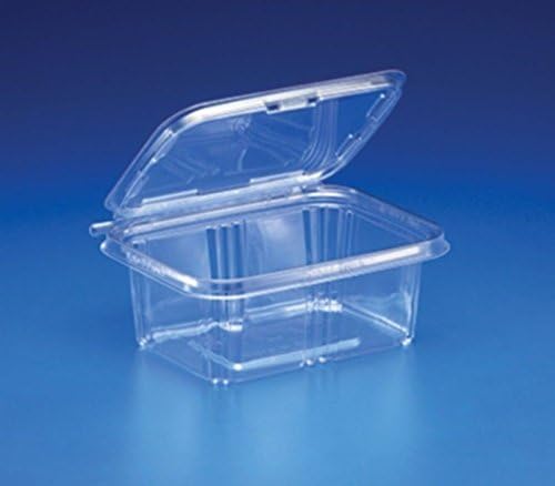 Inline Plastics Inline 32 oz. Clear Hinged Deli Container w/Tamper Resistant Strip 100%25 Bpa Free (Pack of 50)