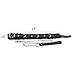 DERENHER Fur Lined D Rings Choker Necklace Adjustable Black Real Leather Neck Collar with Chain Leash (Style-1)