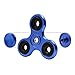 Fidget Spinner Toy Ultra Durable Stainless Steel Bearing High Speed 2-5 Min Spins Precision Metal Material Hand spinner EDC ADHD Focus Anxiety Stress Relief Boredom Killing Time Toys (02Blue)