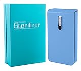 Portable UV Cell Phone Sanitizer with USB Charger – Multi-Use UV Light Disinfection for Smartphone iPhone 6 6s 7s Plus Toothbrush Watches Jewelry – Aromatherapy Hub UV Sterilizer Cleaner Case (Blue)