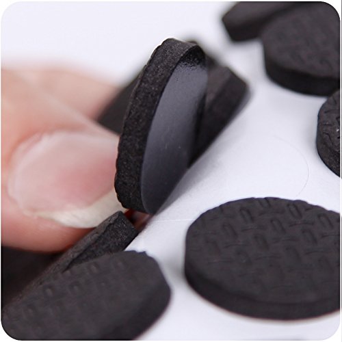Shindel Furniture and Floor Protectors Furniture Stoppers Rubber Foam Pad Protector Grip Legs on Hard Surfaces - Small,16 PCS