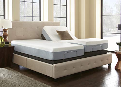 Boyd Sleep Lifestyle Adjustable Bed Frame/Mattress Foundation with Tethered Remote, Twin XL/Split King