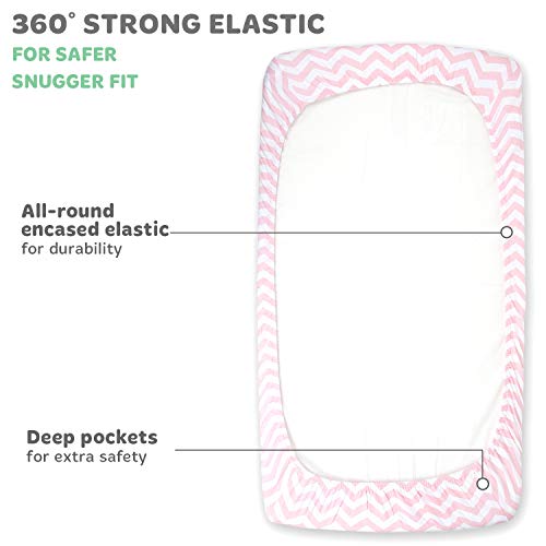 Sheets 20x30 Inch for Graco Travel Lite Crib, Sense2Snooze, My