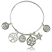 Rurah Charm Bracelet Star Flower Tree of Life Bangle Bracelet Expandable Bangle Bracelet Anniversary Gift for Women