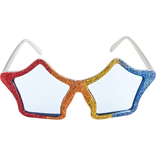 Amscan Party Perfect Team Spirit Star Shades, Multi Color, 6.3 x 3.4"