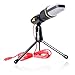 VIMVIP® Professional Condenser Skype Audio Sound Podcast Microphone Mic PC Laptop Karaoke Studio with Stand Shock Mount for Laptop PC Computer
