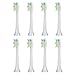 E-Cron® Replacement Toothbrush heads Compatible With Electric Toothbrush Philips Sonicare DiamondClean White,8 pcs (2x4)
