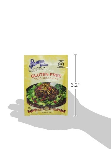 Pioneer Brand Gluten Free Taco Seasoning Mix, Ounce (Pack of 12)