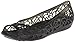 Crocs Women's Isabella Jelly Flat, Black, 7 M US