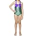 Wandafull Little Girls Swimsuits for Girl one Piece Mermaid Princess Toddler Bikini Swim Bathing Suit+Headband