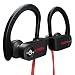 Bluetooth Headphones, Wireless Headphones Waterproof IPX7 Headsets for Workout, 9 Hours Playing Time HD Stereo Earbuds, Sports Earphones with Microphone, Black primary