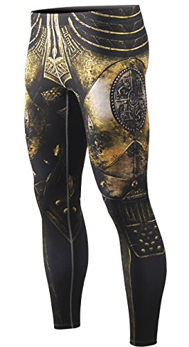 Zipravs MMA Bjj Compression Tight Pants Workout Running Baselayer For Men