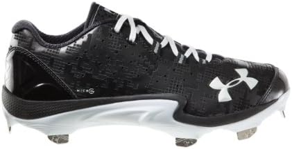 black metal baseball cleats