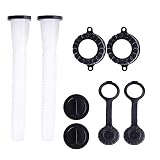 RUNMIND 2 Pack Gas Can Spout Kit Water Jug Or Gas Can Replacement Spout Update Your Old Style Fuel Tank