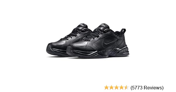 nike air monarch iv triple black