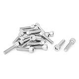 M5x20mm Stainless Steel Hex Socket Cap Screws Head Machine Bolts 20pcs