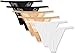Madeline Kelly Women's 6 Pack All Over Lace String Thong Panty