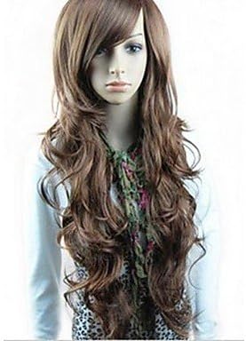 HJL-Synthetic Wigs Long Wavy Wigs Full Bang Wigs 3 Colors Available , light brown