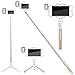 Zonman®Bluetooth Extendable Selfie Stick with Tripod Stand + Portable Pocket Spotlight for Smartphones(Gold)