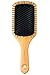 Natural Wooden Massage Brush, Nylon Bristles With, Cushion Paddle Brush