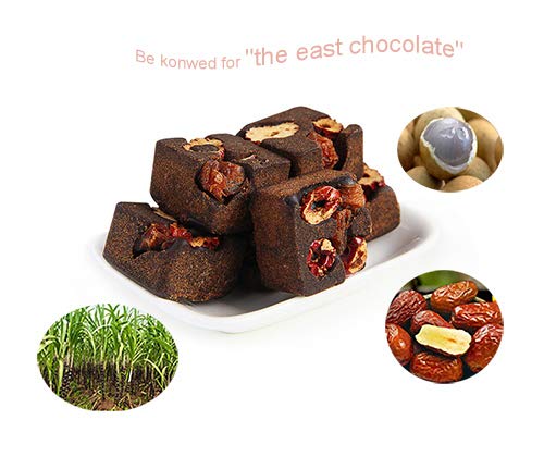 ONETANG Longan Jujube Brown Suga, Cubic Brow Sugar, Damp Proof, 100% Of Sugar Cane And Longan Jujube, None Of Sugar Beet, No Artificial Flavors, Preservatives, 7 Individually Packed A Box, 4.94 Oz