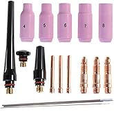17pcs welder TIG welding torch Collet Body nozzle kit | for wp-17/18/26 TIG welding torch