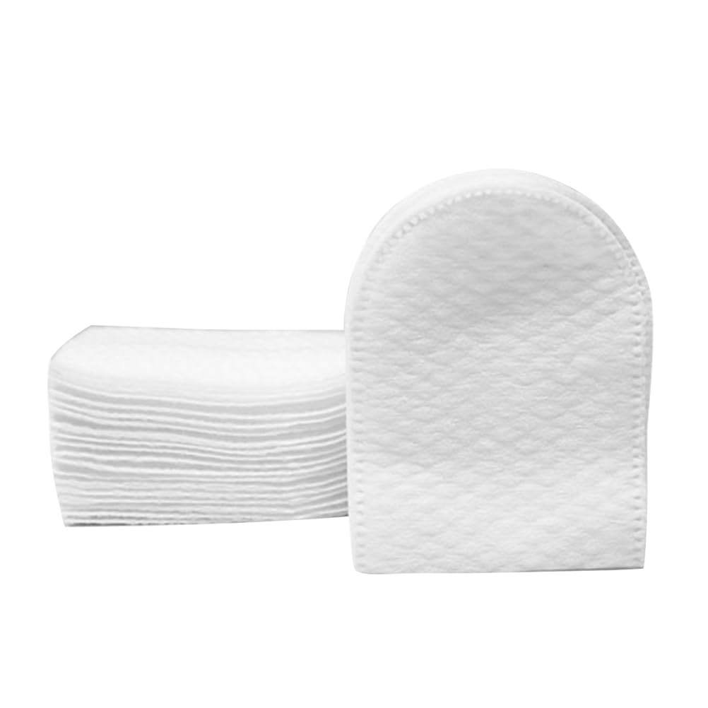 Photo 1 of 240pcs U-shaped Pocket Cotton Pad Makeup Facial Cotton Pads Soft Cosmetic Pad with Storage Box cotton pads for makeup removal,cotton pads,makeup pads for Face Make Up Removing