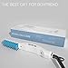 Beard Straightener Comb, Hair Straightening Brush Multifunctional Curly Straighten Hair Combs for Men, Quick Styling Electric Hot Comb for Travel & Mens Stocking Stuffers