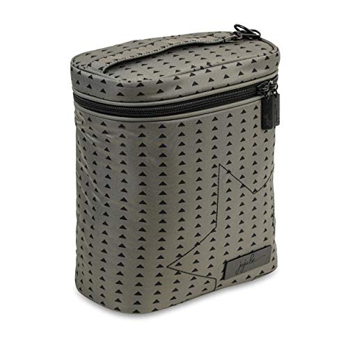 JuJuBe Fuel Cell Reusable/Insulated Bottle Bag and Lunchbox, Onyx Collection - Black Olive