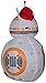 Gemmy Airblown Inflatable -BB-8 w/Santa Hat Star Wars 3.5 ft Tall