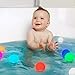 LOFTEK Led Ball Lights 3 Inch, Color Changing Light Kids Night Lights, Waterproof Floating Pool Light Pool Decorations RGB Glow Balls, LED Lights Christmas Decor for Pool/Pond/Yard (2 Packs)