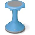VS America Hokki Stool, Flexible Ergonomic Seating Stool for Kids and Adults, 18" Seat Height, Light Blue