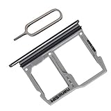 Dual Sim Card Tray & Micro SD Memory Card Holder Slot for LG G6 H870 LS993 VS998 G600S H870K/S/V Dual H870DS All Carriers (Black Dual Sim)