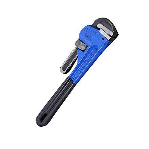 BE-TOOL Plumbing Wrench 18" Adjustable Wrench Heavy Duty Stilsons Type Pipe Wrench with 100MM Maximum Clamping