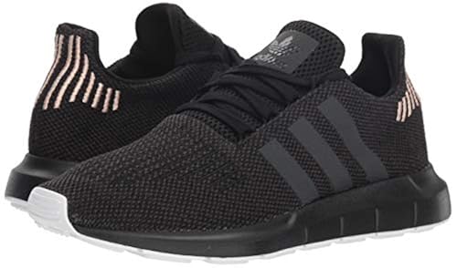adidas Women's Swift Run Shoes, Core Black/Carbon/White, in