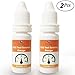 Rhinox Co2 Indicator Solution, 0.5 Ounce, Glass Drop Checker Replacement Solution for Aquarium, Keep CO2 Levels Consistent, Easy to use Regent, Keep Plants and Fish Healthy, 2 Pieces