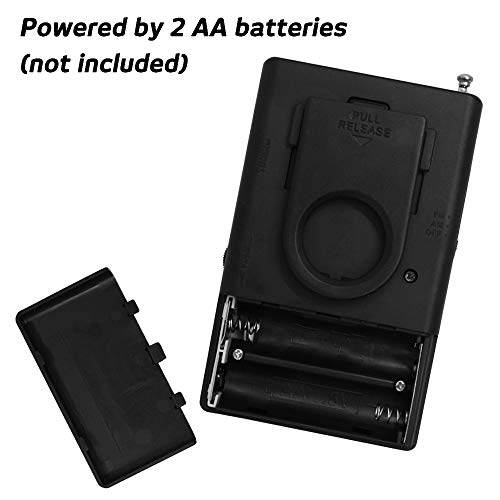 image for Portable Pocket Transistor Radio with Earbud Headphones, SourceTon Bat