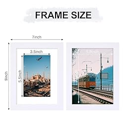 Vittanly 6x8 Picture Frame for Wall, Display 4x6