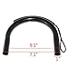 Senkauto Hump Cafe Racer Vintage Seat Cushion with 230 MM LED Brake Turn Tail Light Frame Hoop for Suzuki GS Yamaha XJ XS Honda CB CL (Seat w/ LED Hoop)