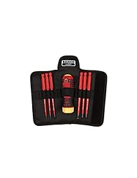 Bahco 808061 Trinquetes aislados Hoja Juego de destornilladores, 1000 voltios intercambiables