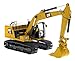 Diecast Masters CAT Caterpillar 323 Hydraulic Excavator with Operator Next Generation Design High Line Series 1/50 Diecast Model